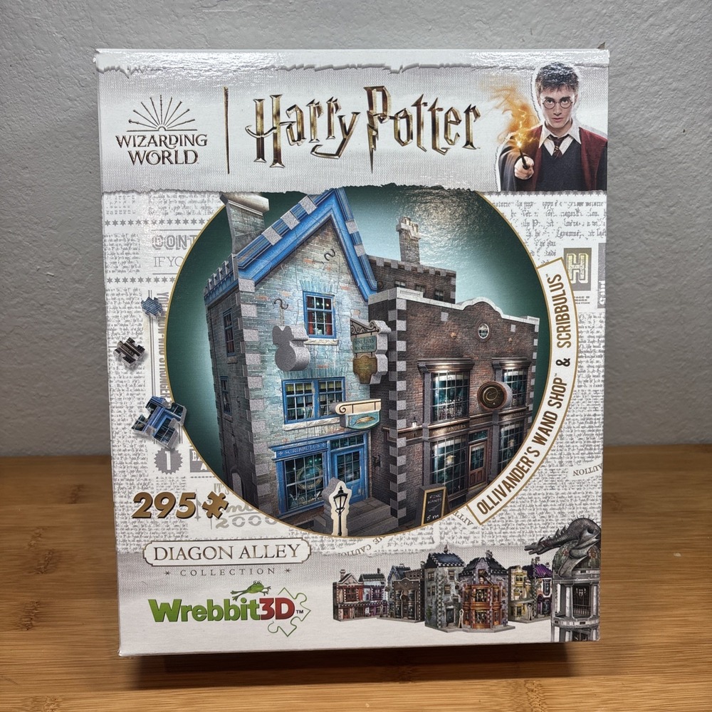 Harry Potter Diagon Alley Collection - Ollivander's Wand Shop & Scribbulus 3D